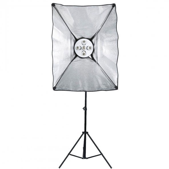 Deyatech Softbox 50X70cm 5 Duylu Paraflaşh Tekli Youtube Kit