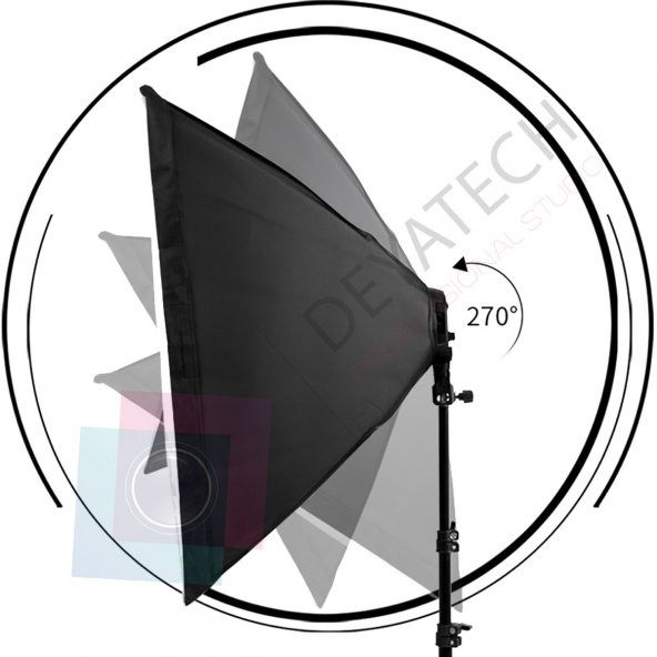 Deyatech Youtuber Kit 50x70 Softbox Sürekli Video Işık - 4