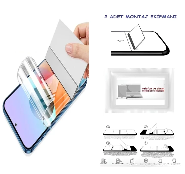 Apple iPhone 6S HAYALET Nano Ekran Koruyucu + FULL Arka Kaplama Ultra İNCE Esnek Hd Şeffaf - 2