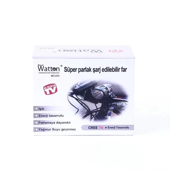 Black Wt-272-profesyonel Bisiklet Lambası - 3