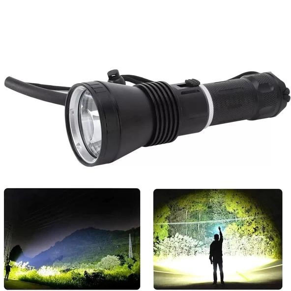 1200 Lümen Profesyonel Şarjlı El Feneri  Wt-655 - Resim 2