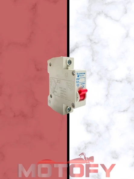 3 Tekerli E-BİKE ELEKTRİKLİ MOTOSİKLET BİSİKLET ENERJİ KESME ANA ŞARTEL 63 AMPER