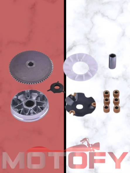 MONDİAL REVİVAL - CAPPUCINO - BLUEBERRY 50 cc - 80 cc ÖN VARYATÖR - DEBRİYAJ KOMPLE