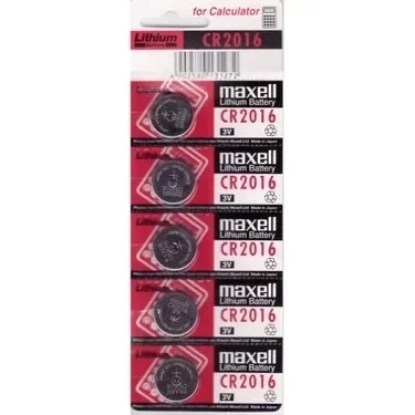 Maxell Cr2016 3v Lityum Düğme Pil 5'li Paket