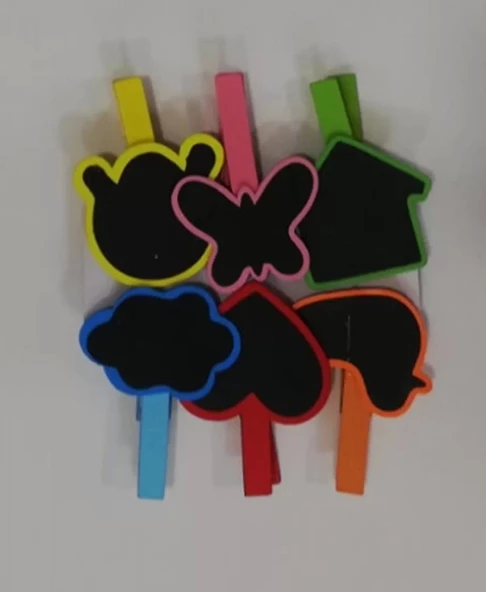 Desenli Notlu Mandal (6'lı Set-10 Paket) ürün görseli