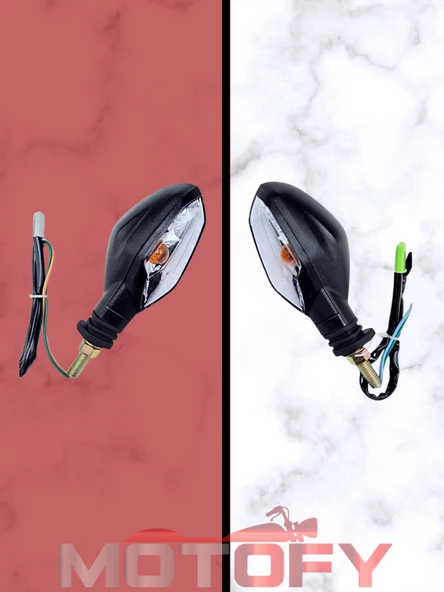 BAJAJ PULSAR NS 200 SİNYAL TAKIMI SAĞ SOL 2 ADET  E BELGELİ OEM - Resim 3