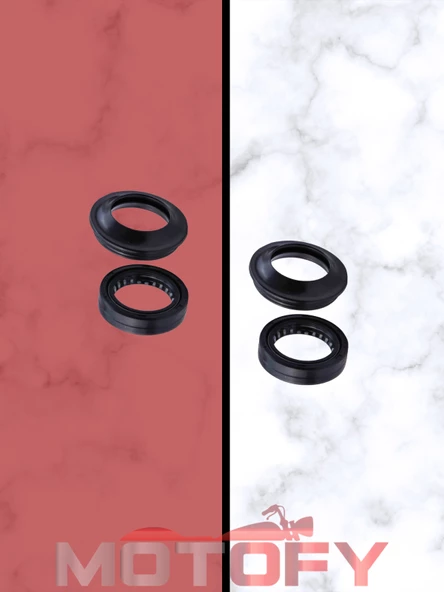 HONDA CBF - SPACY - FİZY - PCX - CB 125E - ALPHA - RKS SPONTİNİ 110 ÖN AMORTİSÖR KEÇESİ TAKIMI 4LÜ ürün görseli