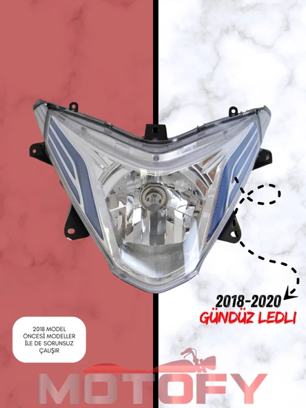 HONDA SPACY ALPHA 110 FAR 2018-2020 GÜNDÜZ LEDLİ KOMPLE OEM