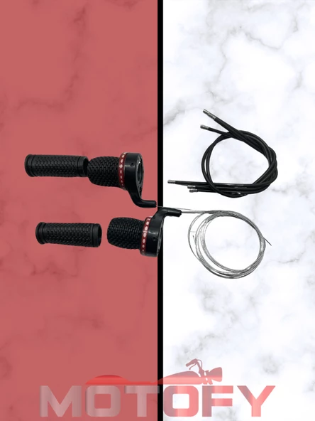 BİSİKLET VİTES TAKIMI ELCİK İÇ DIŞ HALAT TAKIMI 18 VE 21 VİTES MODELLER İÇİN UYUMLU - Resim 2