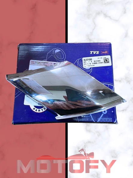 TVS JUPİTER 125 ÖN PANELDEKİ SAĞ ÜST NİKELAJ DEKOR KAPAK ORİJİNAL - KL221060