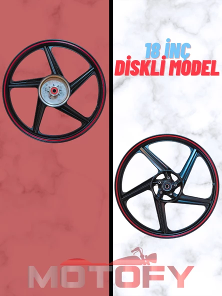 CG KUBA ÇİTA AGK FALCON ÖN ARKA 18 ÇELİK JANT TAKIMI MODİFİYE FAN MODEL SİYAH
