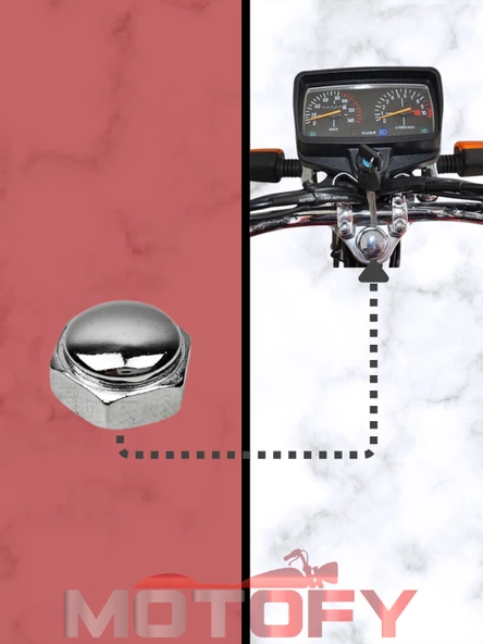 CG KUBA ÇİTA AGK FALCON FURŞ MESNEDİ ALT PLATİN ÜST TEPE SOMUNU