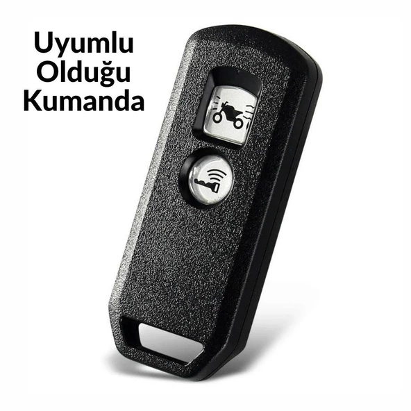 HONDA PCX FORZA MOTOSİKLET SİLİKON ANAHTARLIK - ANAHTAR KILIFI SİYAH - Resim 2
