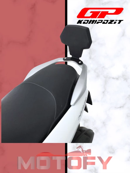 GP Kompozit Yamaha NMAX 125 / 155 2015-2024 Uyumlu Sissy Bar - Resim 4