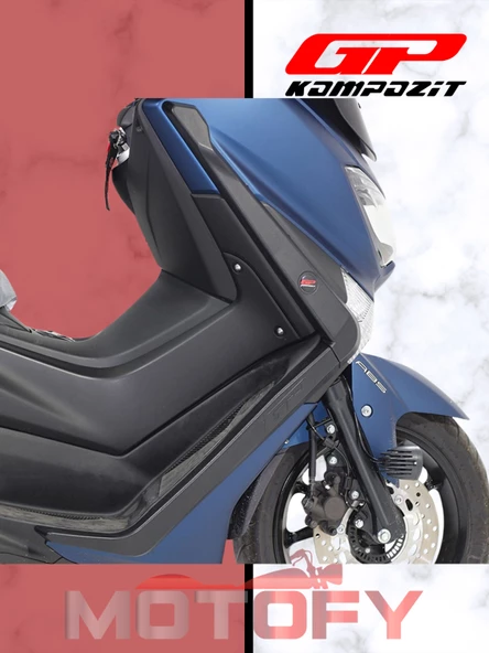 GP Kompozit Yamaha NMAX 125 / 155 2015-2020 Uyumlu Bacak Koruma Siyah - Resim 5