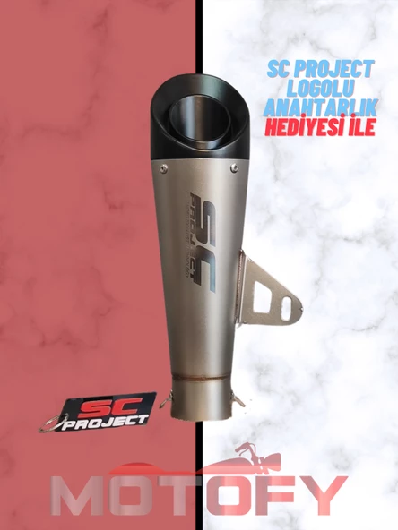 TİTANYUM MODEL SC PROJECT RACİNG PERFORMANS EGZOZU 31,5CM - A KALİTE ürün görseli