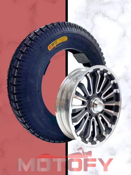 400X12 LASTİK VE JANT TAKIMI (1AD JANT 1 AD LASTİK İÇERİR)