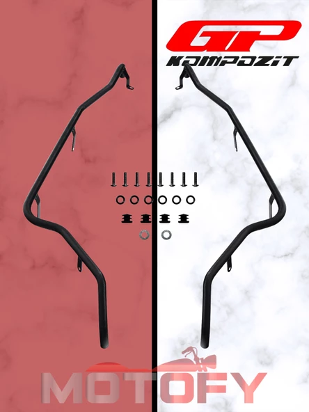 GP Kompozit Honda Forza 250 2018-2022 Uyumlu Yan Koruma Demiri Siyah