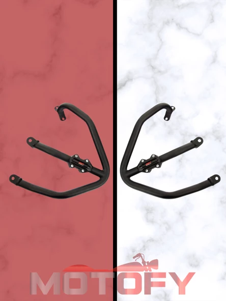 GP Kompozit CF Moto 250 SR 2020-2024 Uyumlu Motor Koruma Demiri Siyah - Resim 3