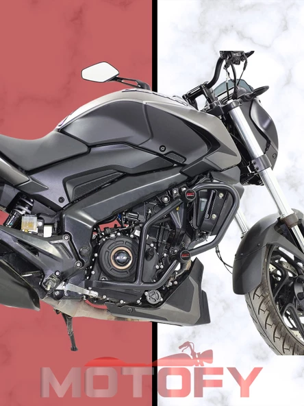 Gp Kompozit Bajaj Dominar 250 / 400 2020-2024 Uyumlu Motor Koruma Demiri Siyah - Resim 3