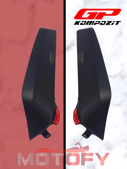 GP Kompozit Yamaha XMAX 250-400 2018-2022 Uyumlu Bacak Koruma Fiber