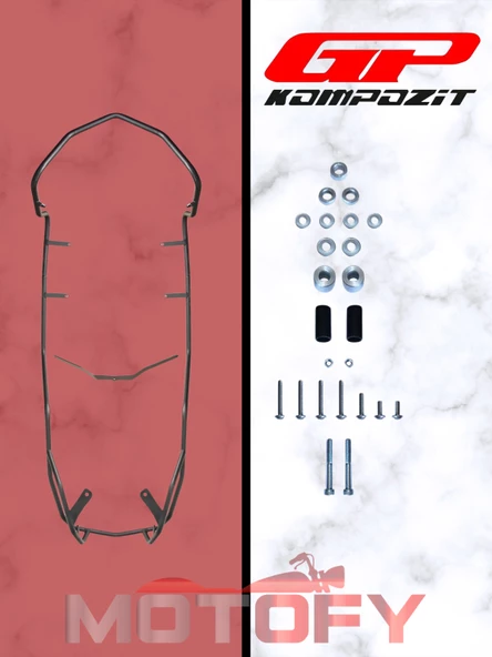 GP Kompozit TVS Jupiter 2023-2024 Uyumlu Motor Koruma Demiri Siyah ürün görseli