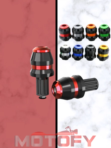 MOTOSİKLET MODİFİYE ALÜMİNYUM GİDON DENGE TAPASI AĞIRLIĞI UZAYIP KISALABİLEN 3 FARKLI KULLANIM ŞEKLİ (KARIŞIK RENK GÖNDERİLİR) - Resim 3