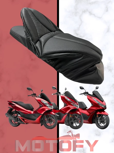 HONDA PCX 125 /150  2014-2025 UYUMLU MOTOSİKLET KONFOR SELE KILIFI VİSCO SÜNGER - Resim 2