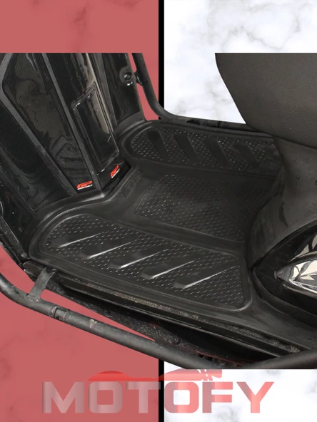 Gp Kompozit Honda Activa 2023-2024 Uyumlu Kauçuk Paspas Siyah - Resim 3