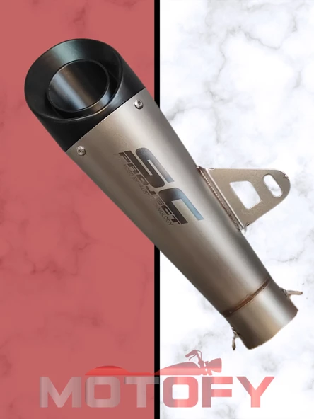 TİTANYUM MODEL SC PROJECT RACİNG PERFORMANS EGZOZU 31,5CM - A KALİTE - Resim 2