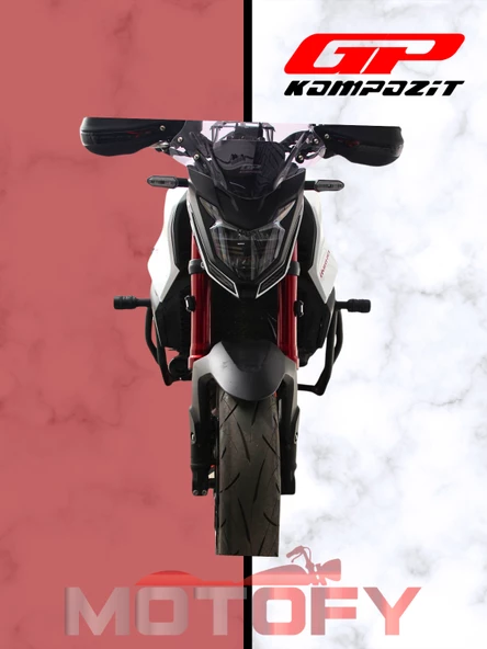 GP Kompozit Honda CB750 Hornet 2023-2024 Uyumlu Motor Koruma Demiri Siyah - Resim 3