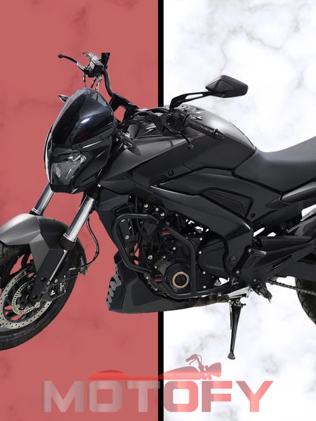 Gp Kompozit Bajaj Dominar 250 / 400 2020-2024 Uyumlu Motor Koruma Demiri Siyah - Resim 6