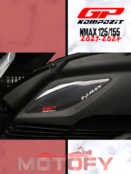 GP Kompozit Yamaha NMAX 125 / 155 2021-2024 Uyumlu Filtre Koruma Pad Gri - Resim 2