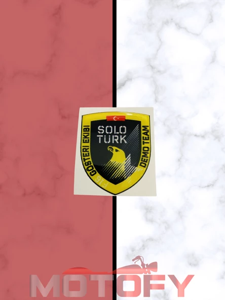 SOLO TÜRK DAMLA ETİKET 5x6cm