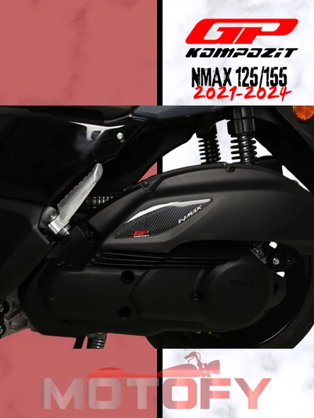 GP Kompozit Yamaha NMAX 125 / 155 2021-2024 Uyumlu Filtre Koruma Pad Kırmızı - Resim 3