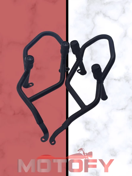 Gp Kompozit Bajaj Dominar 250 / 400 2020-2024 Uyumlu Motor Koruma Demiri Siyah - Resim 7