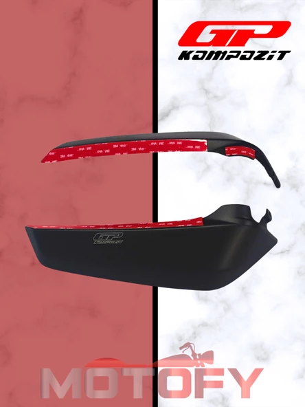 GP Kompozit Yamaha XMAX 250-400 2018-2022 Uyumlu Bacak Koruma Fiber - Resim 2