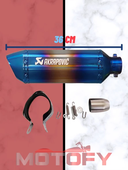 BUKELEMUN MODEL AKREP EGZOZ 51MM SUSTURUCULU  A KALİTE (36CM) - Resim 2