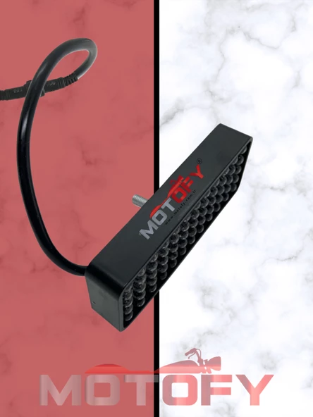 ULTRA PARLAK MOTOSİKLET KEDİ GÖZÜ BOYUTLU STOP LAMBASI ÇERÇEVE SÜRÜŞ - KOMPLE FREN - 400 - Resim 3