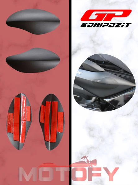 GP Kompozit Yamaha XMAX 250-400 2018-2022 Uyumlu Grenaj Koruma Fiber