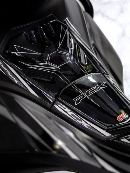 GP Kompozit Honda PCX 125 2021-2024 Uyumlu Tank Pad Kırmızı - Resim 2