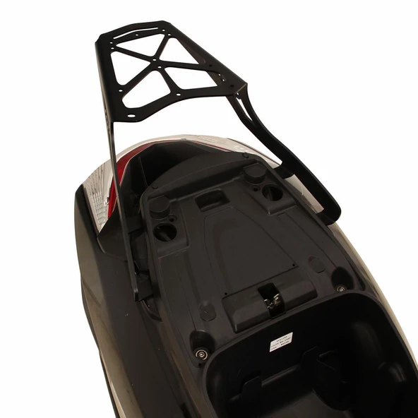 Gp Kompozit Honda Activa 2023-2024 Uyumlu Arka Çanta Demiri Siyah - 2