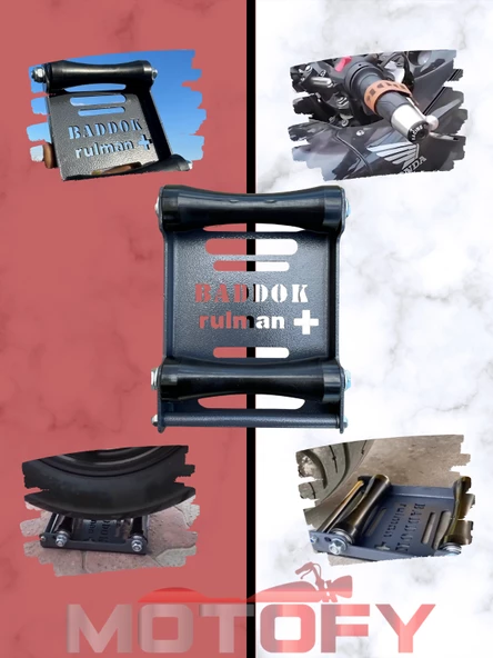 BADDOK RULMAN PLUS MOTOSİKLET ZİNCİR BAKIM VE TEMİZLİK SEHPASI - LİFTİ - 130MM ÜSTÜ LASTİK MODELLERİ İÇİN
