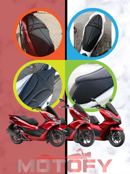 HONDA PCX 125 /150  2014-2025 UYUMLU MOTOSİKLET KONFOR SELE KILIFI VİSCO SÜNGER - Resim 4