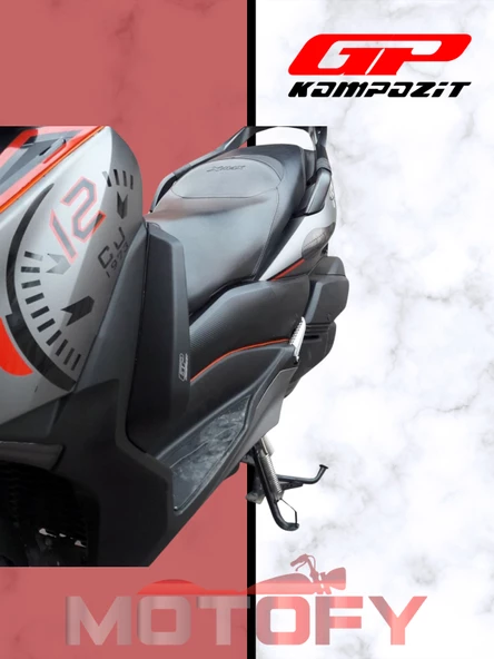 GP Kompozit Yamaha XMAX 250-400 2018-2022 Uyumlu Bacak Koruma Fiber - Resim 3