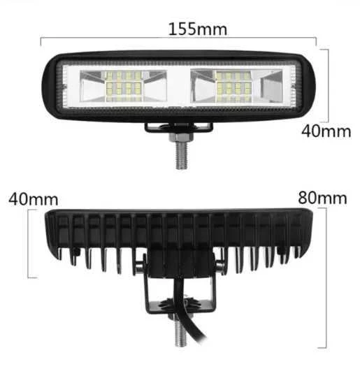 TWİNER 60W MOTOSİKLET LED SİS FARI TAKIMI VE USBLİ AÇ KAPA BUTONU SETİ - Resim 2