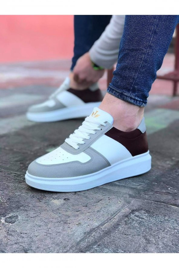 Diadof Wagoon WG011 Beyaz Taba Erkek Casual Ayakkabı