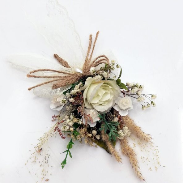 Lora Davet Sekizgen Cam Damat Fincanı ve Söz Nişan Tepsisi Takım (1 Adet) Beyaz - 54489 - 9