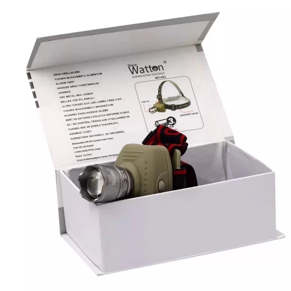 Süper Zoomlu Kafa Lambası  Wt-053 - Resim 4