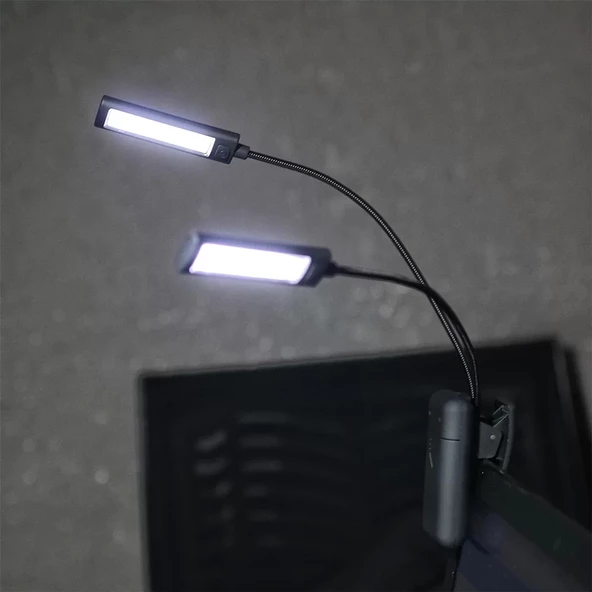 Mandallı Kitap Okuma Ve Masa Lambası Th-014 - Resim 4